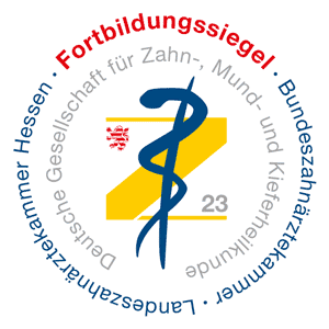 Zahnärztliches Fortbildungssiegel der Landeszahnärztekammer Hessen